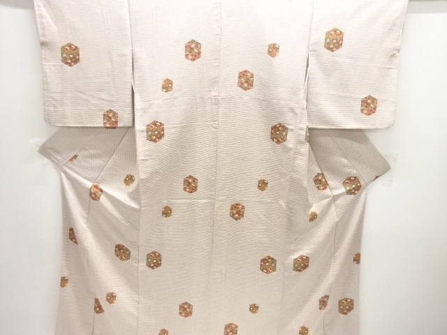 JAPANESE KIMONO / KOMON / KIKKO WITH FLOWER